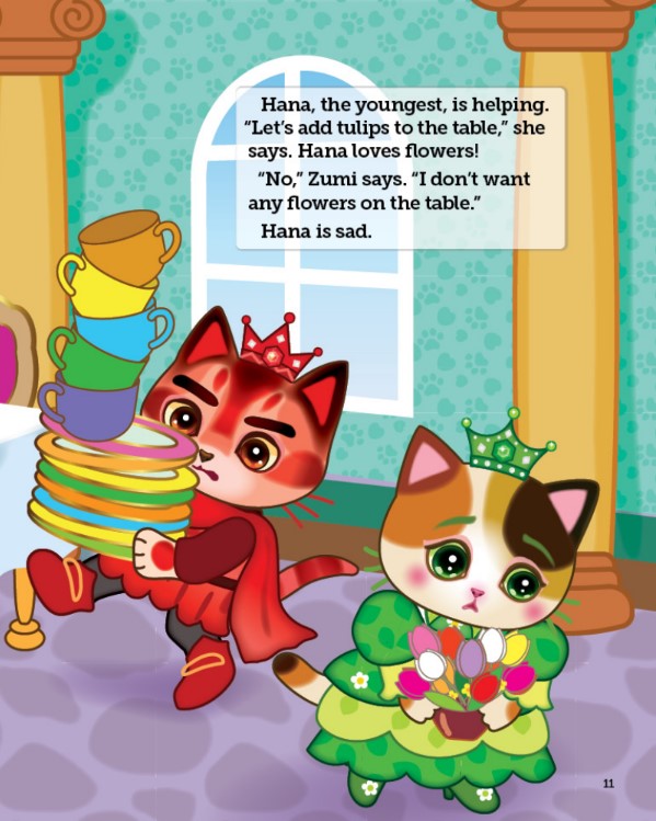 Inner Ninja Kitties Activity Story Book Page