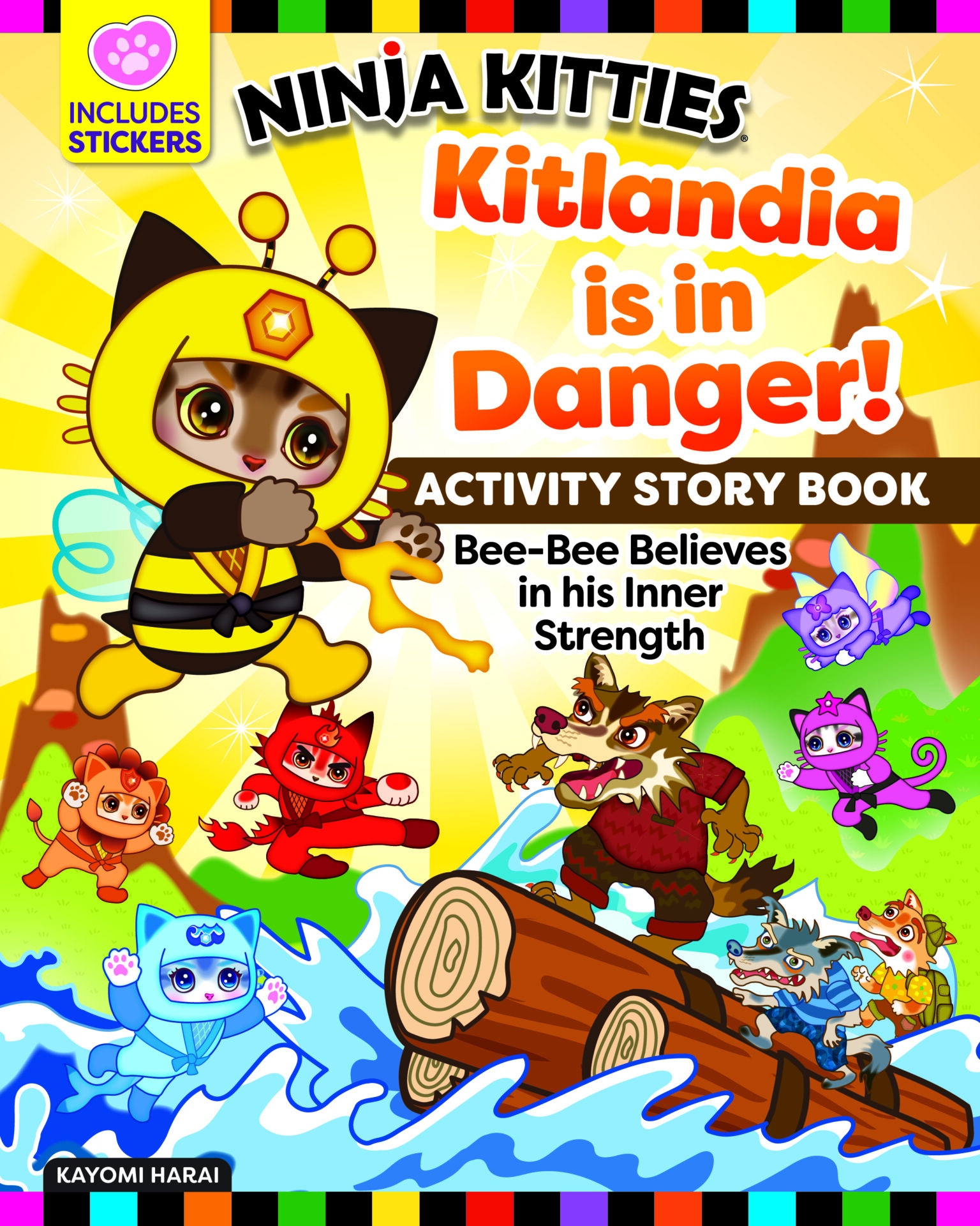 Kitlandia is in Danger Activity Story Book Cover